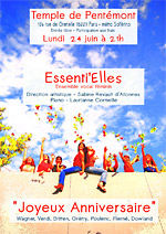 Ensemble vocal féminin "Essenti'Elles" : Joyeux Anniversaire